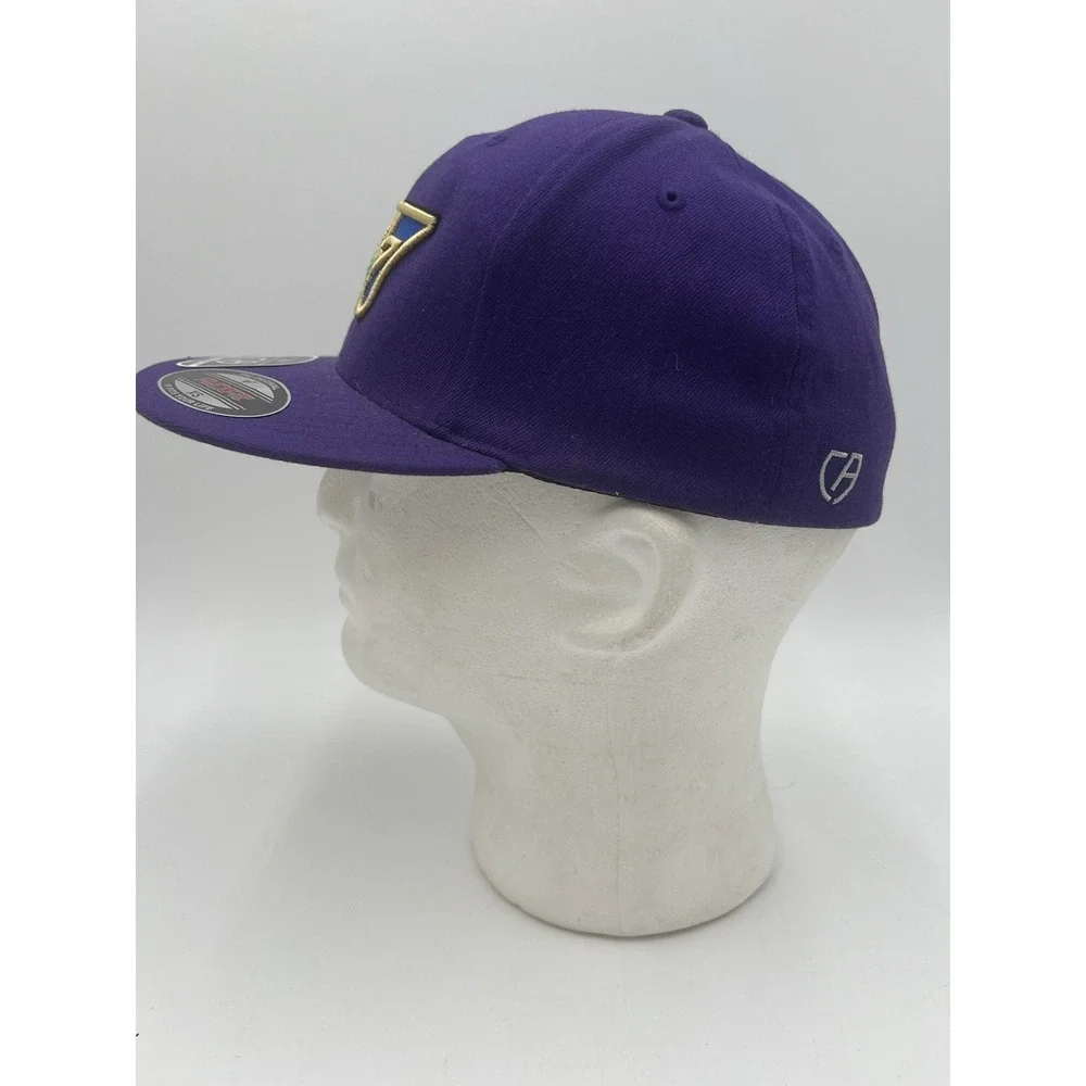 Cap America Lucky 777 Purple Flexfit Fitted Hat XS Premium Line Casino
